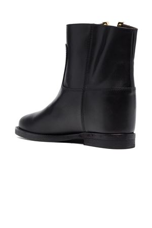 Black calf leather ankle boots VIA ROMA 15 | 2576NERO